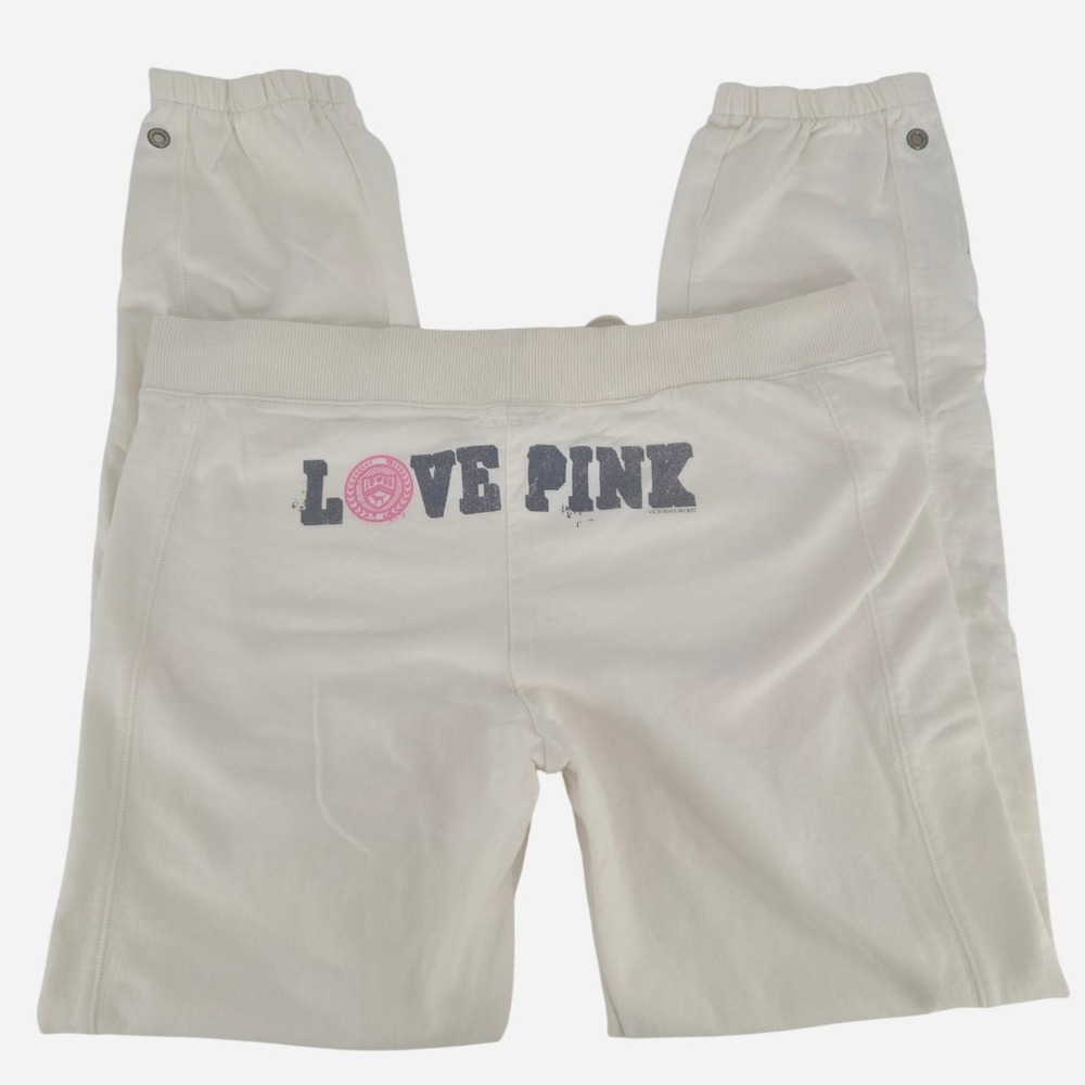 Y2K Victoria's Secret PINK cream sweatpants